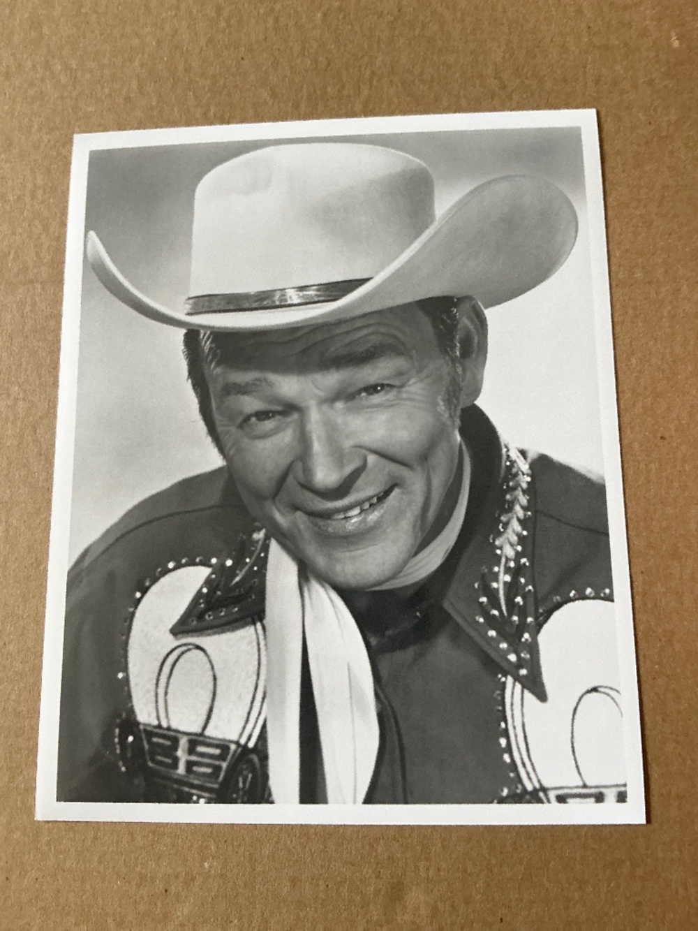 Vintage Older Roy Rogers Glossy 8x10 Photo Reprint Western